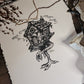 Baba Yaga | A4 Art Print