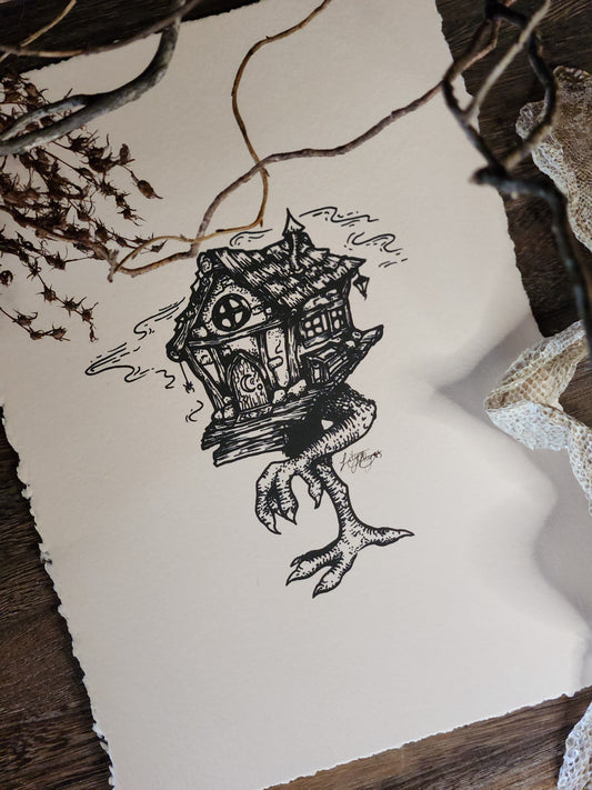 Baba Yaga | A4 Art Print