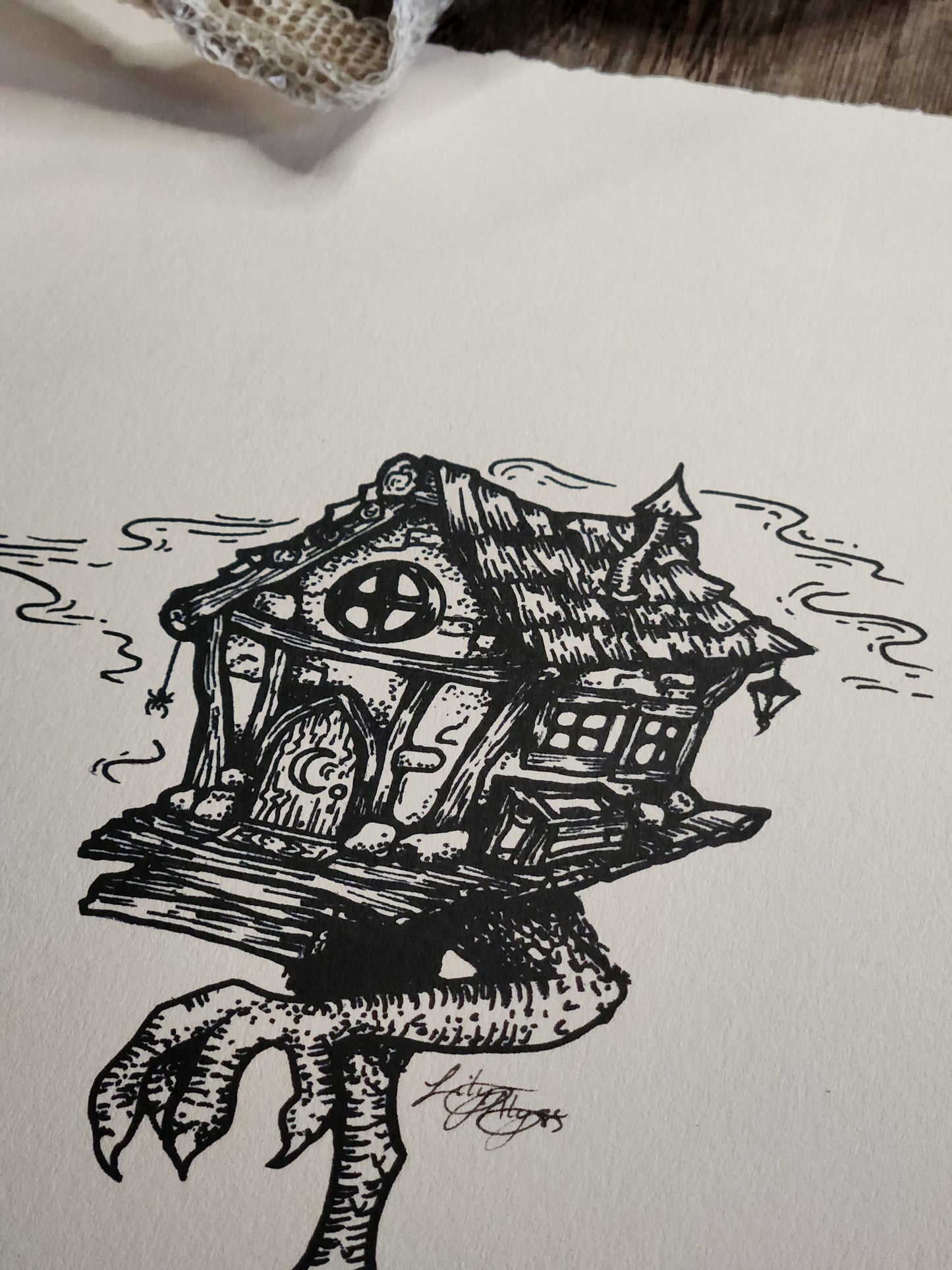 Baba Yaga | A4 Art Print