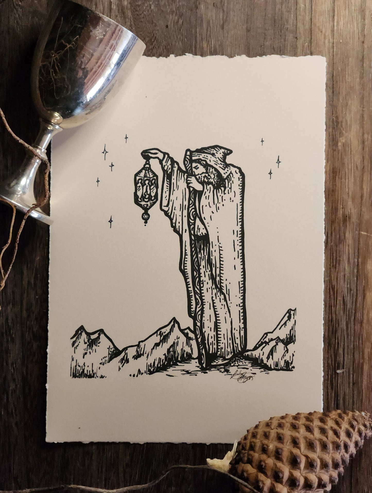 The Hermit | A4 Art Print