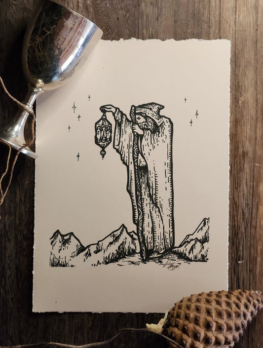 The Hermit | A4 Art Print