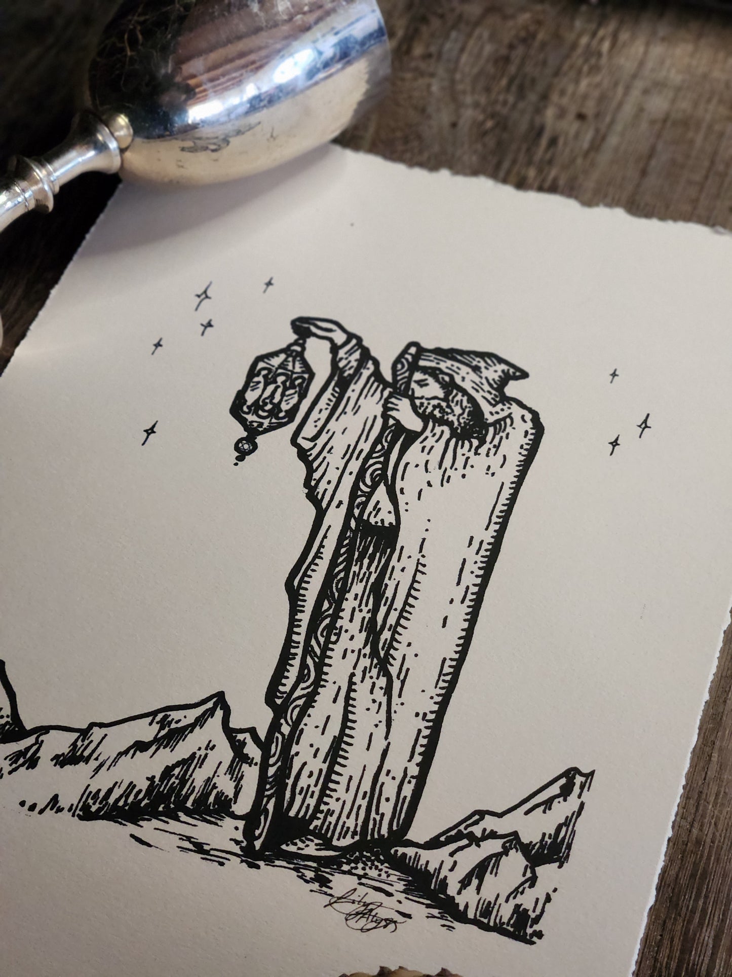 The Hermit | A4 Art Print