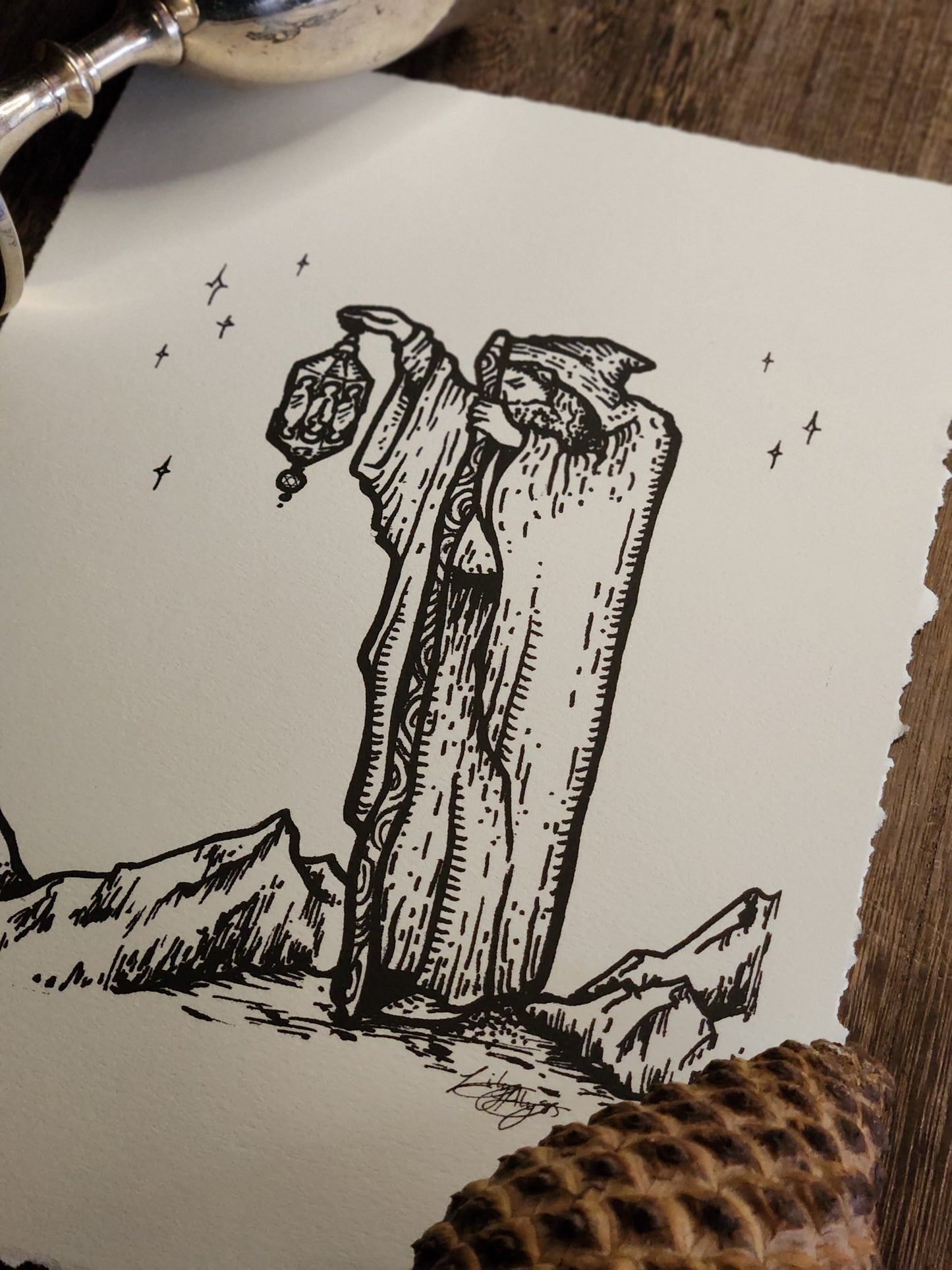 The Hermit | A4 Art Print
