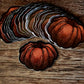 Pumpkin Vinyl Stickers | Pair